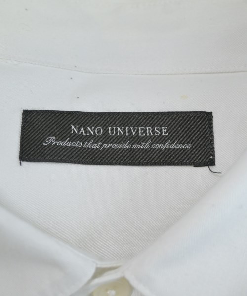 nano UNIVERSE（ナノユニバース）ドレスシャツ 白 サイズ:L メンズ/2200631244011