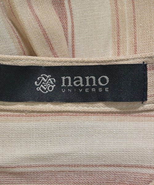 nano UNIVERSE（ナノユニバース）カジュアルシャツ ピンク サイズ:F レディース/2200631526025