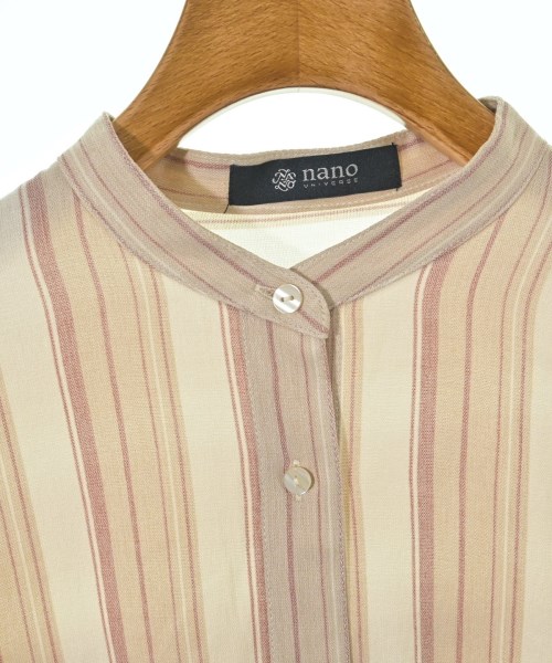 nano UNIVERSE（ナノユニバース）カジュアルシャツ ピンク サイズ:F レディース/2200631526025