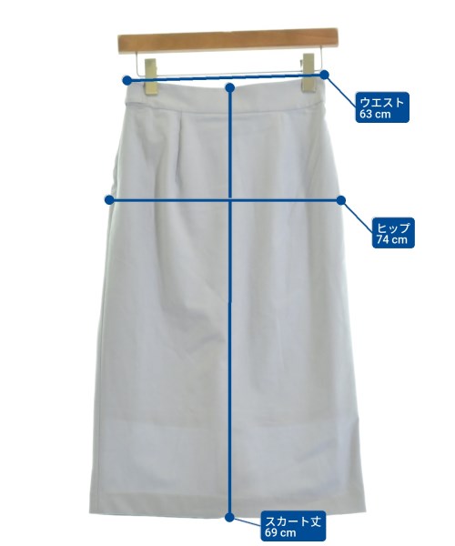 nano UNIVERSE（ナノユニバース）ロング・マキシ丈スカート 青 サイズ:36(S位) レディース/2200631707035