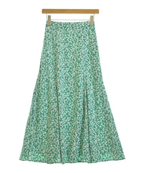 nano UNIVERSE(ナノユニバース)ロング・マキシ丈スカート 緑 サイズ:S/2200643947160