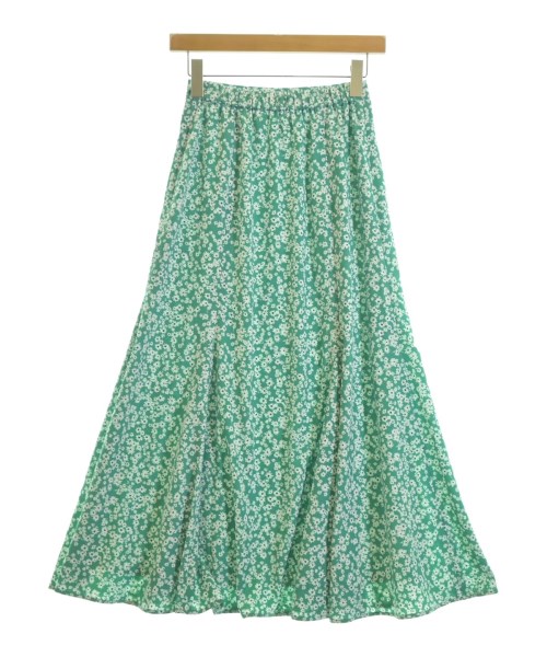 nano UNIVERSE（ナノユニバース）ロング・マキシ丈スカート 緑 サイズ:S レディース/2200643947160