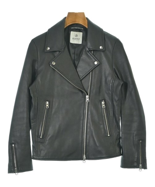 nano UNIVERSE(ナノユニバース)ライダース 黒 サイズ:36(S位)/2200633525026