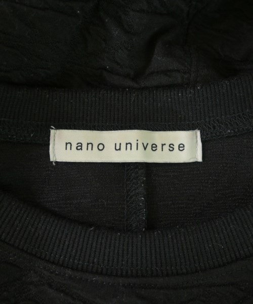nano UNIVERSE（ナノユニバース）スウェット 黒 サイズ:F レディース/2200615994024