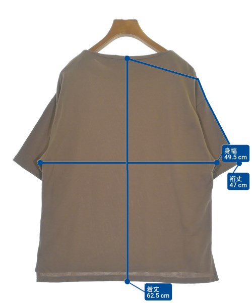 nano UNIVERSE（ナノユニバース）Tシャツ・カットソー 茶 サイズ:36(S位) レディース/2200621948028