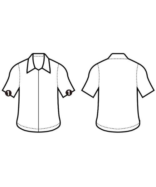 nano UNIVERSE（ナノユニバース）ブラウス 茶 サイズ:38(M位) レディース/2200622089355