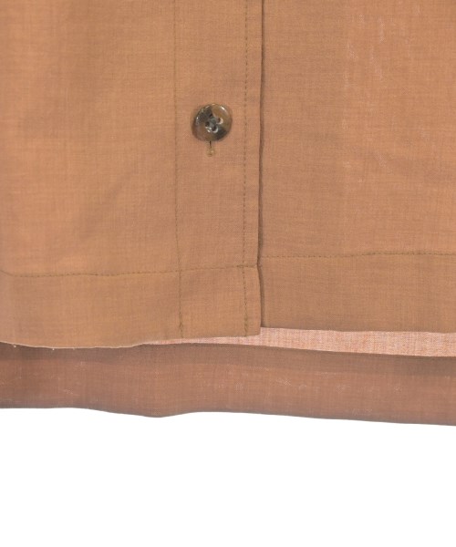 nano UNIVERSE（ナノユニバース）ブラウス 茶 サイズ:38(M位) レディース/2200622089355