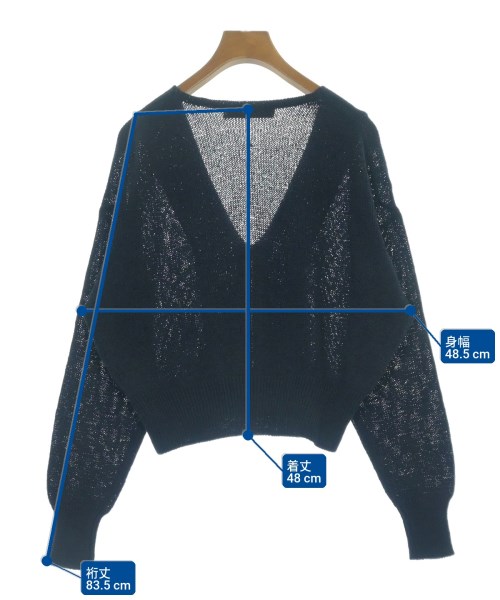 nano UNIVERSE（ナノユニバース）カーディガン 紺 サイズ:F レディース/2200611016096