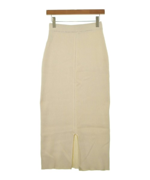 nano UNIVERSE（ナノユニバース）ロング・マキシ丈スカート 白 サイズ:F レディース/2200628975188