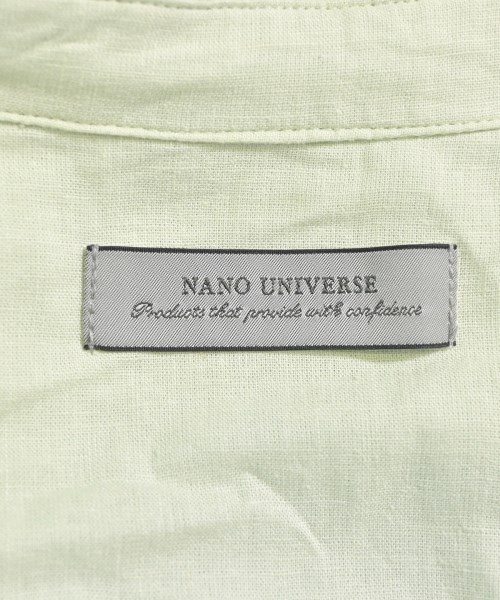 nano UNIVERSE（ナノユニバース）カジュアルシャツ 緑 サイズ:F レディース/2200617643050