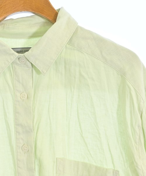 nano UNIVERSE（ナノユニバース）カジュアルシャツ 緑 サイズ:F レディース/2200617643050