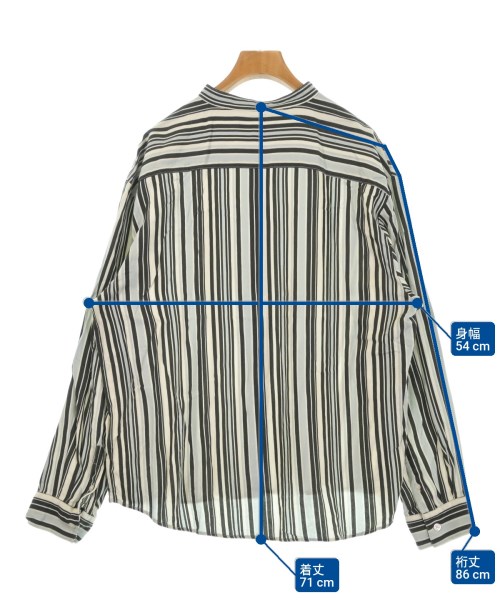 nano UNIVERSE（ナノユニバース）カジュアルシャツ 白 サイズ:L レディース/2200615136110