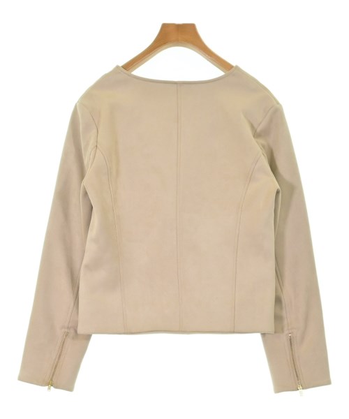 nano UNIVERSE（ナノユニバース）ライダース ベージュ サイズ:38(M位) レディース/2200616354025