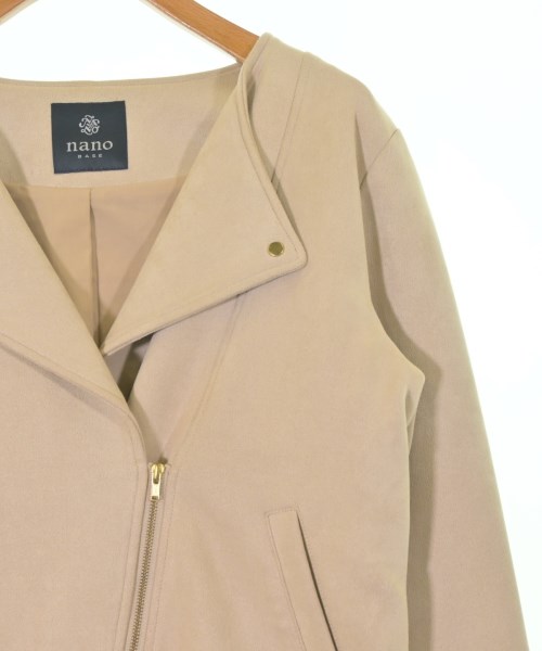 nano UNIVERSE（ナノユニバース）ライダース ベージュ サイズ:38(M位) レディース/2200616354025