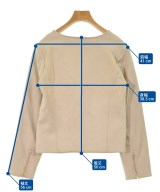 nano UNIVERSE（ナノユニバース）ライダース ベージュ サイズ:38(M位) レディース/2200616354025