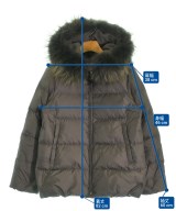 nano UNIVERSE（ナノユニバース）ダウンジャケット/ダウンベスト 茶 サイズ:36(S位) レディース/2200620198110