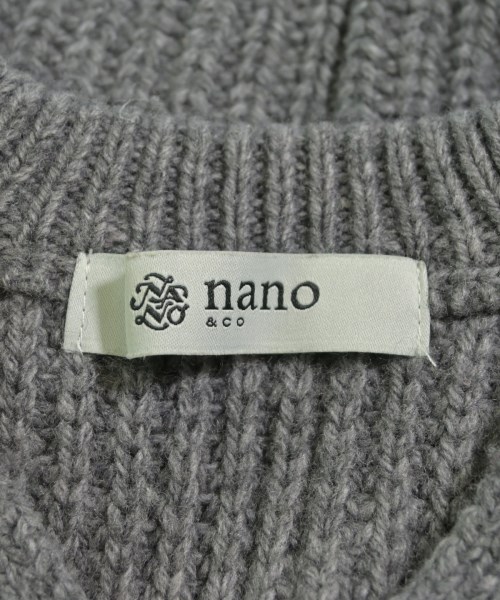 nano UNIVERSE（ナノユニバース）ワンピース グレー サイズ:36(S位) レディース/2200632904020