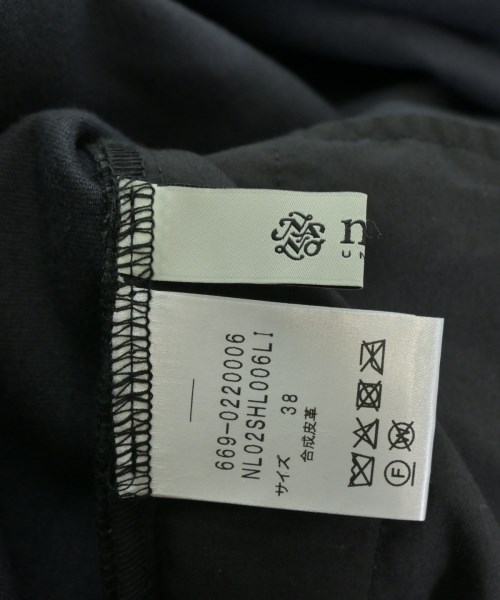 nano UNIVERSE（ナノユニバース）カジュアルシャツ 黒 サイズ:38(M位) レディース/2200617884019