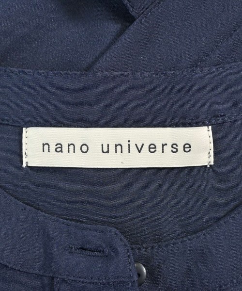 nano UNIVERSE（ナノユニバース）シャツワンピース 紺 サイズ:F レディース/2200616766200