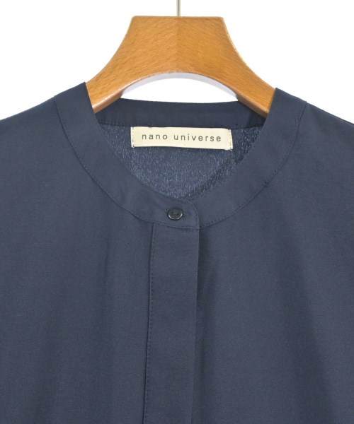 nano UNIVERSE（ナノユニバース）シャツワンピース 紺 サイズ:F レディース/2200616766200