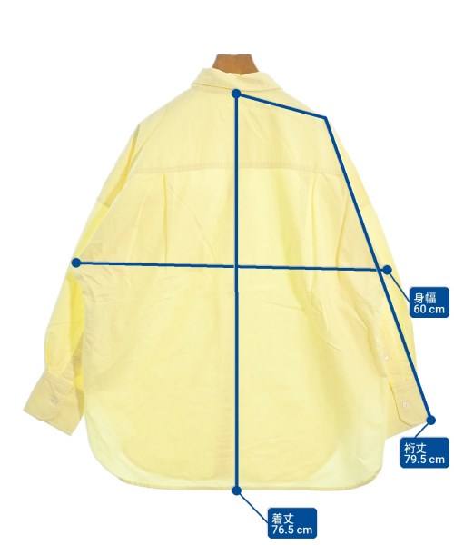 nano UNIVERSE（ナノユニバース）カジュアルシャツ 黄 サイズ:F レディース/2200616766293