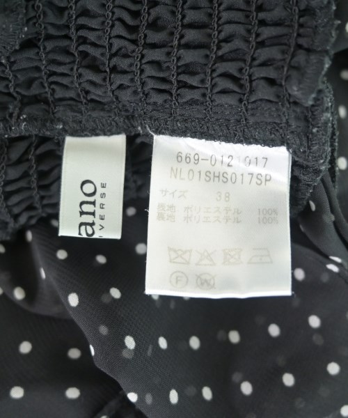 nano UNIVERSE（ナノユニバース）ブラウス 黒 サイズ:38(M位) レディース/2200634068119