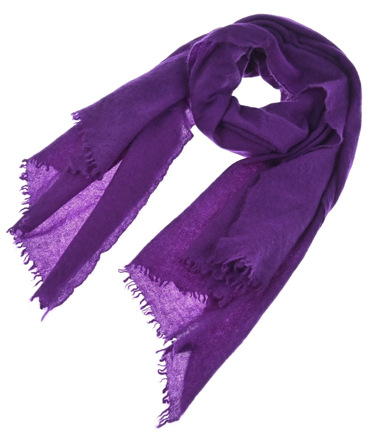 nano UNIVERSE（ナノユニバース）マフラー 紫 サイズ:- レディース