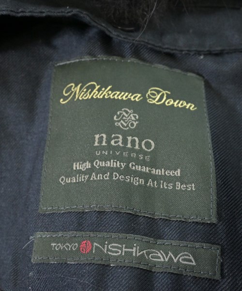 nano UNIVERSE（ナノユニバース）ダウンコート 紺 サイズ:40(L位) レディース/2200608706016