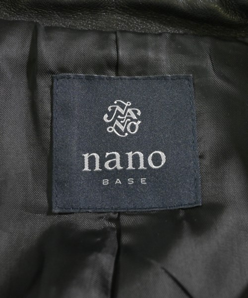 nano UNIVERSE（ナノユニバース）ライダース 黒 サイズ:36(S位) レディース/2200611314017