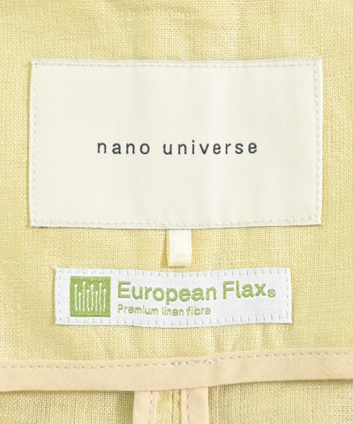 nano UNIVERSE（ナノユニバース）ベスト 黄 サイズ:F レディース/2200607946017
