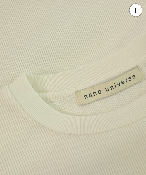 nano UNIVERSE（ナノユニバース）Tシャツ・カットソー 白 サイズ:F レディース/2200612289055