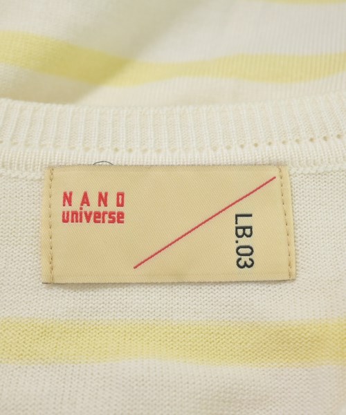 nano UNIVERSE（ナノユニバース）ニット・セーター 白 サイズ:F レディース/2200610442063