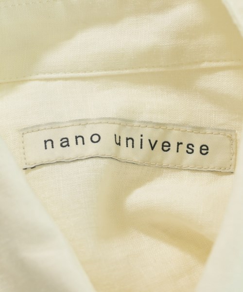 nano UNIVERSE（ナノユニバース）カジュアルシャツ 白 サイズ:F レディース/2200612370050