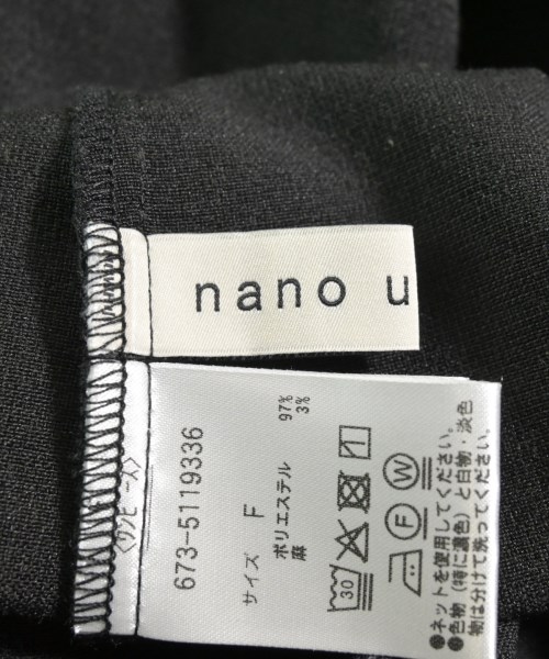 nano UNIVERSE（ナノユニバース）ワンピース 黒 サイズ:F レディース/2200612510029