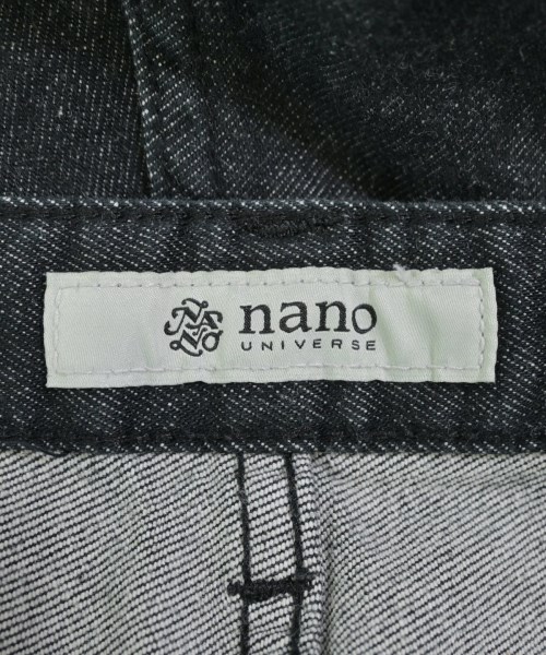nano UNIVERSE（ナノユニバース）デニムパンツ 黒 サイズ:38(M位) レディース/2200617915171