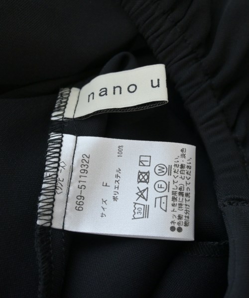 nano UNIVERSE（ナノユニバース）ワンピース 黒 サイズ:F レディース/2200619199029