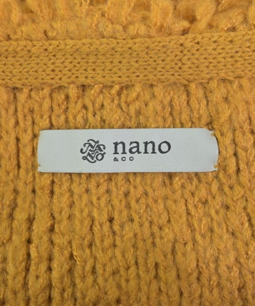 nano UNIVERSE（ナノユニバース）カーディガン 黄 サイズ:F レディース/2200614570014