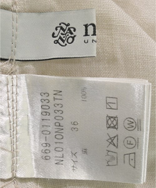 nano UNIVERSE（ナノユニバース）シャツワンピース ベージュ サイズ:36(S位) レディース/2200611803061