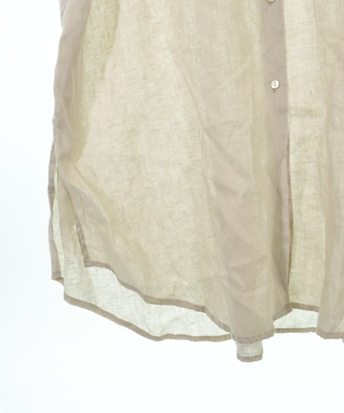 nano UNIVERSE（ナノユニバース）シャツワンピース ベージュ サイズ:36(S位) レディース/2200611803061