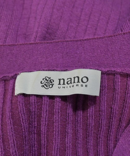 nano UNIVERSE（ナノユニバース）カーディガン 紫 サイズ:38(M位) レディース/2200611551030