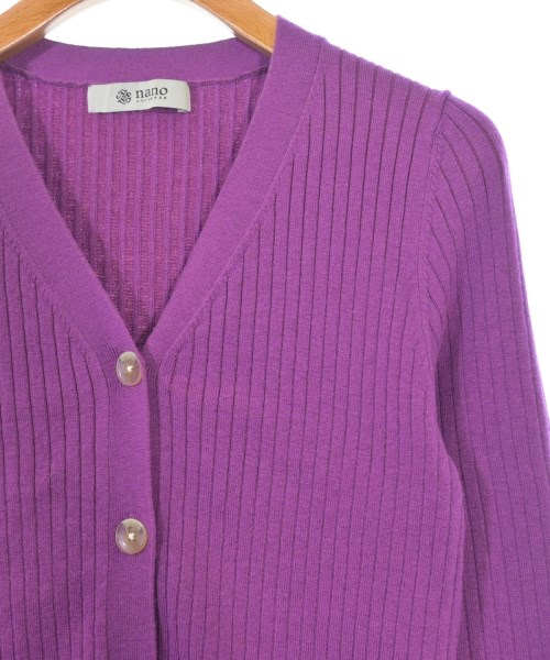 nano UNIVERSE（ナノユニバース）カーディガン 紫 サイズ:38(M位) レディース/2200611551030