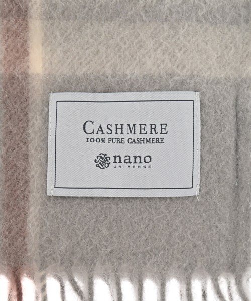 nano UNIVERSE（ナノユニバース）ストール グレー サイズ:F レディース/2200617331032