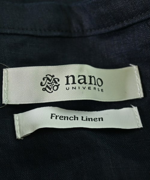nano UNIVERSE（ナノユニバース）ブラウス 紺 サイズ:36(S位) レディース/2200607377033