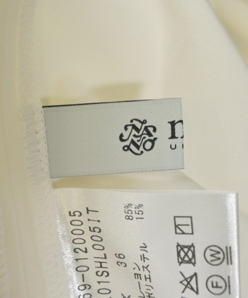 nano UNIVERSE（ナノユニバース）カジュアルシャツ 白 サイズ:36(S位) レディース/2200670171040