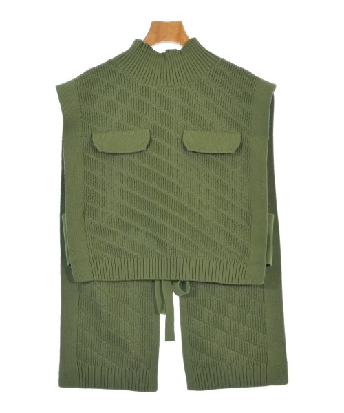 nano UNIVERSE(ナノユニバース)ベスト/ノースリーブ カーキ サイズ:F/2200671777012