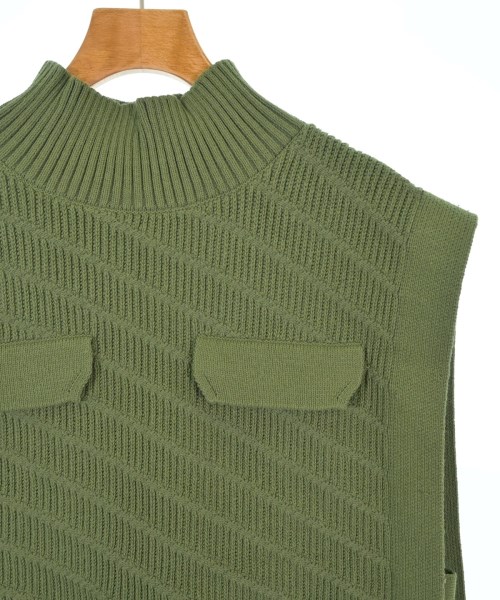 nano UNIVERSE（ナノユニバース）ベスト/ノースリーブ カーキ サイズ:F レディース/2200671777012