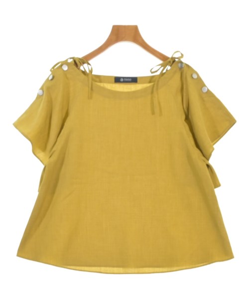 nano UNIVERSE(ナノユニバース)ブラウス 黄 サイズ:F/2200673085023