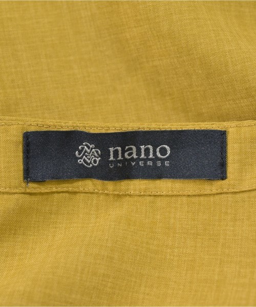 nano UNIVERSE（ナノユニバース）ブラウス 黄 サイズ:F レディース/2200673085023