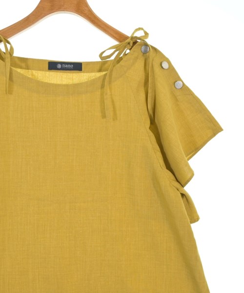 nano UNIVERSE（ナノユニバース）ブラウス 黄 サイズ:F レディース/2200673085023