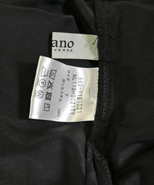 nano UNIVERSE（ナノユニバース）カジュアルシャツ 黒 サイズ:F レディース/2200667518193